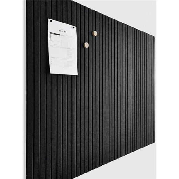 Vivelda Black Felt Bulletin Board Tiles 12 Pack Wall Organizer Pin Board - Picture 7 of 7